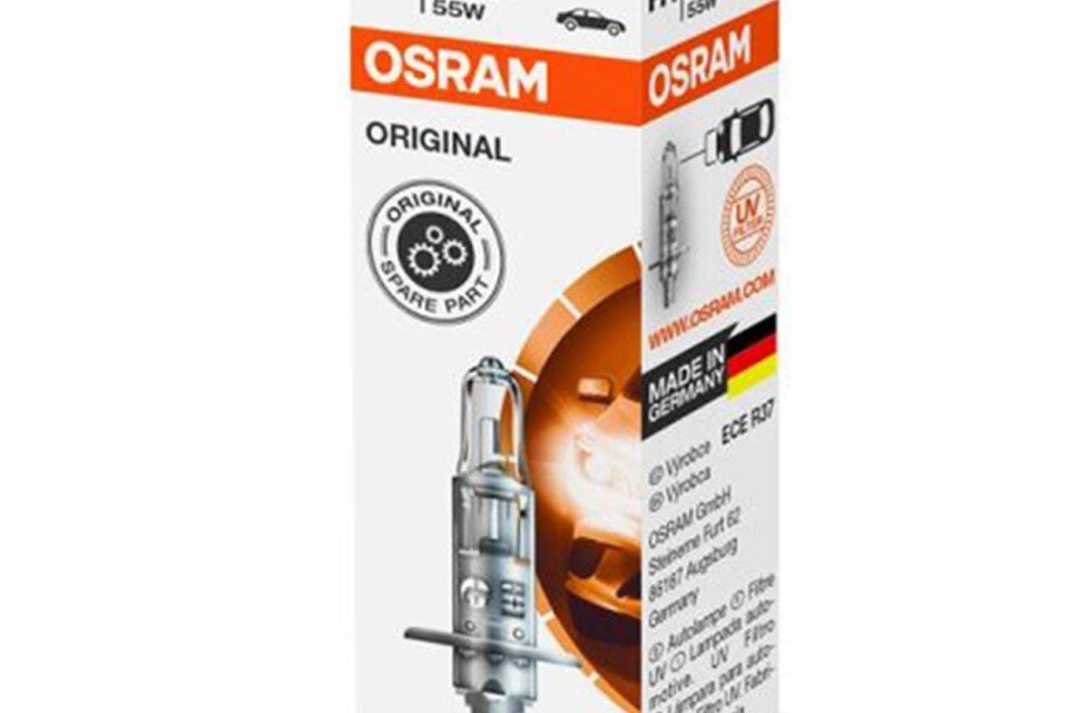 Lampadina alogena Osram H1 12V 55W P14.5S
