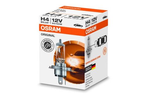 Halogenlampe Osram H4 12V 60/55 P43T