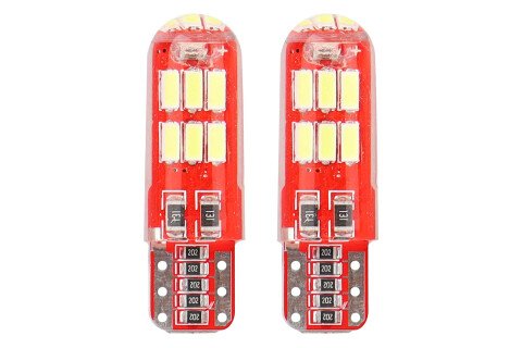 LED CANBUS 15SMD 4014 T10e (W5W) SILCA Bela 12V