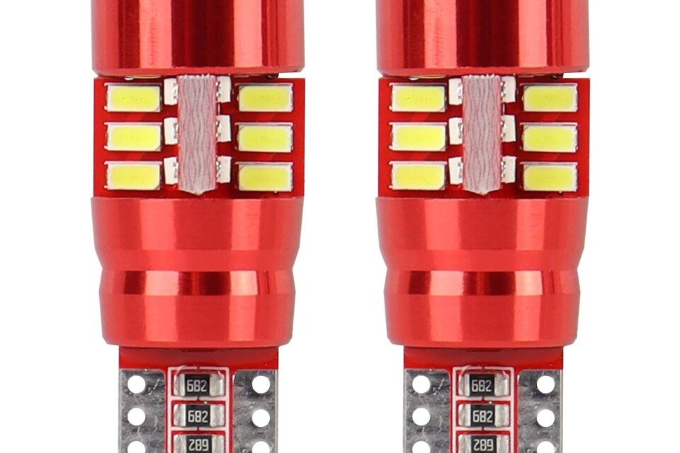 LED CANBUS 27SMD 3014 T10e (W5W) Λευκό 12V / 24V