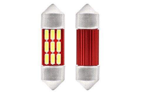 LED CANBUS 4014 12SMD Festoon C5W C10W C3W 31mm Bela 12V / 24V