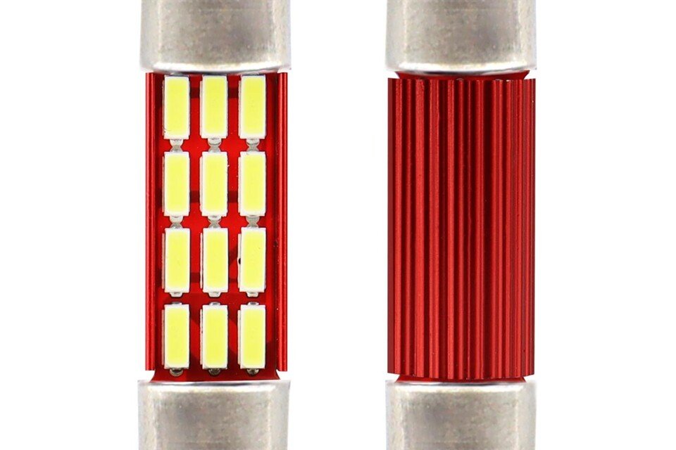 LED CANBUS 4014 16SMD Festoon C5W C10W C3W 39mm Λευκό 12V / 24V