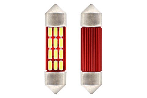 LED CANBUS 4014 16SMD Festoon C5W C10W C3W 39mm Λευκό 12V / 24V