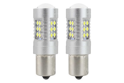 LED CANBUS 3030 24SMD 1156 BA15S P21W Bela 12V / 24V