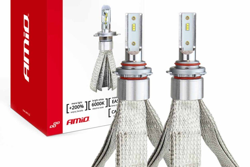 Autó LED izzók RS + Series HB3 9005 50W vékony