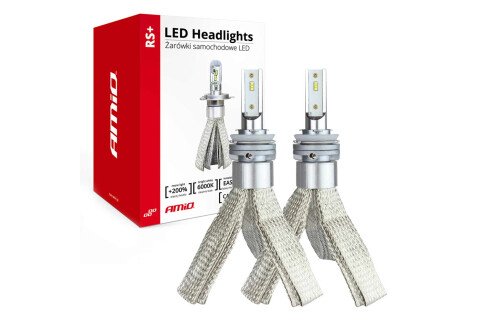 RS+ serija H8 / H9 / H11 50W tanke LED auto sijalice