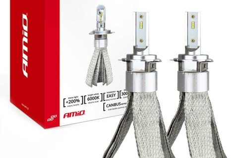 Żarówki samochodowe LED RS+ Seria H7-1 50W cienkie