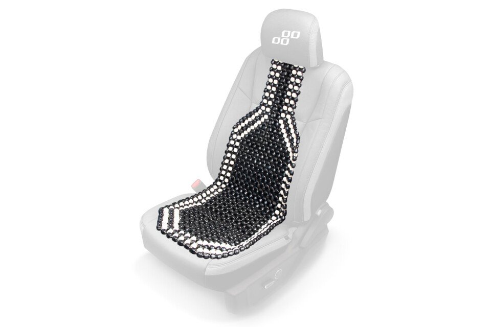 Perline, copripoltrona lungo, scuro