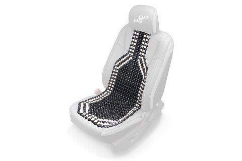 Perline, copripoltrona lungo, scuro