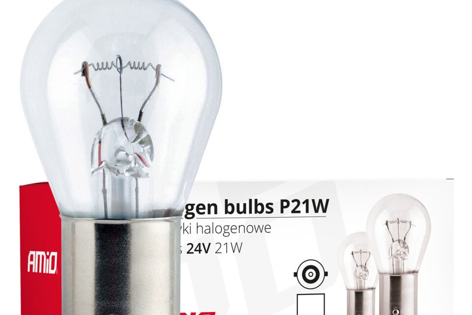 Λαμπτήρες αλογόνου P21W BA15s 24V 10 τεμ. (E8)