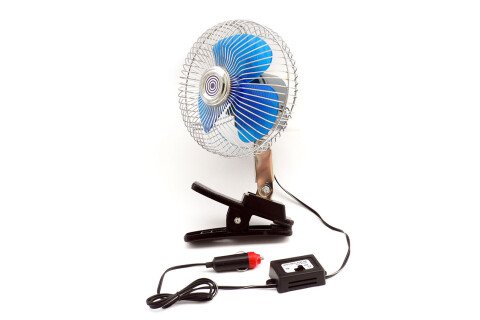 Fém ventilátor 6" 12V klipszel