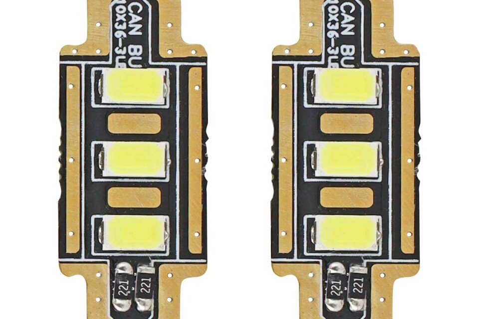 LED STANDARD Soffitte C5W 3xSMD 5730 12V 36mm Birnen