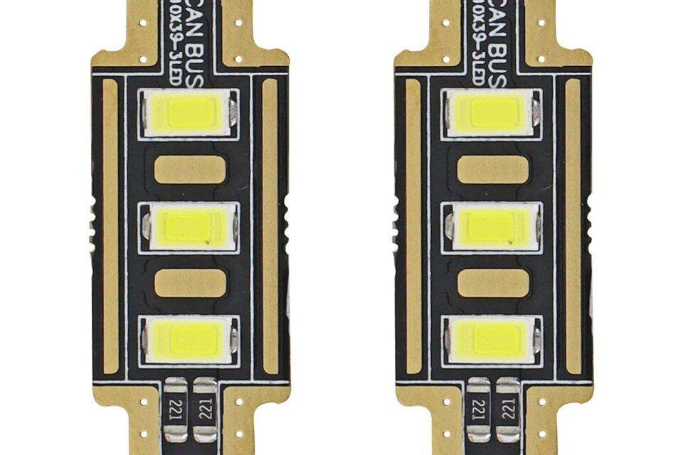 LED STANDARD Festoon C5W 3xSMD 5730 12V 39mm izzók