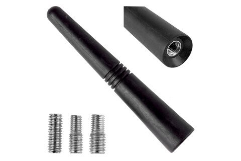 9 cm-es antenna rúd 3 adapterrel 5/6 / 7 mm ANTM09