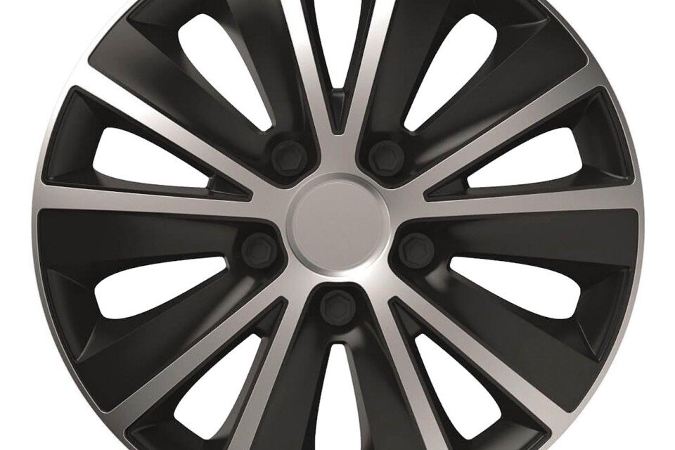 Coprimozzo Rapide 16" ARGENTO & NERO (nero e argento)