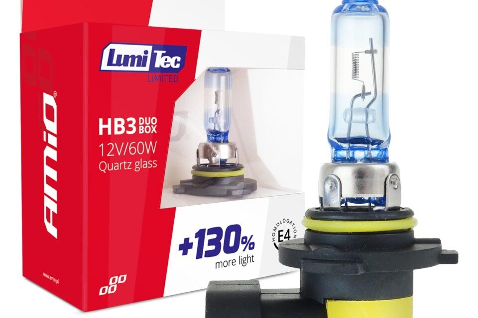 Halogén izzók HB3 12V 60W LumiTec LIMITED + 130% DUO