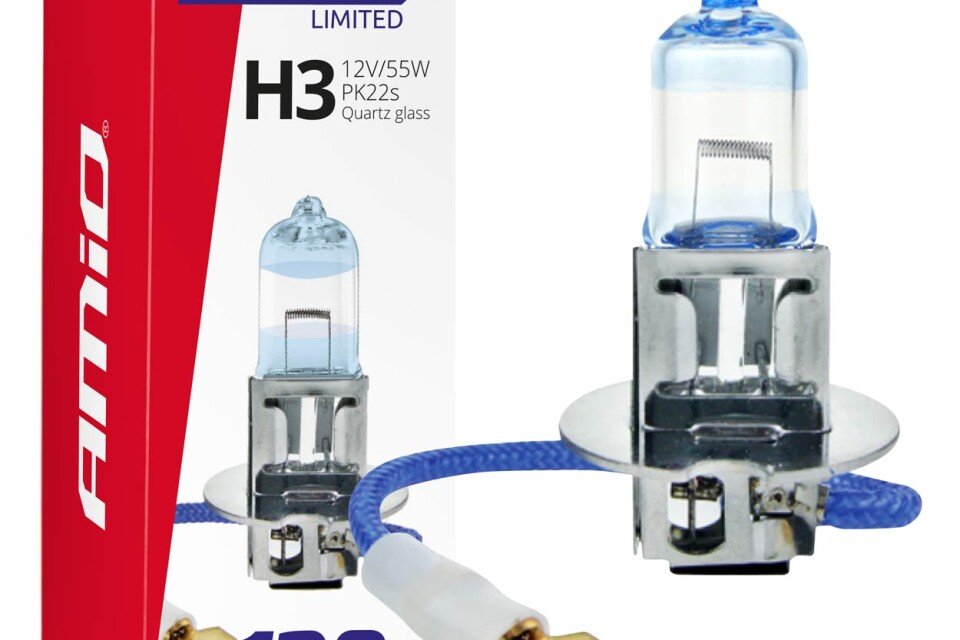 Żarówka halogenowa H3 12V 55W LumiTec LIMITED +130%