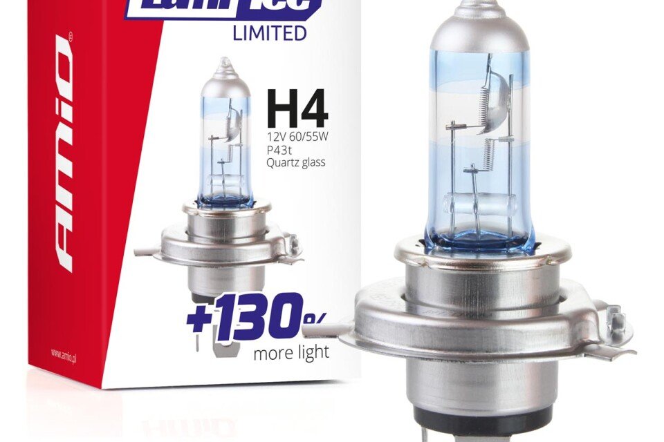 Bec cu halogen H4 12V 60 / 55W LumiTec LIMITED + 130%