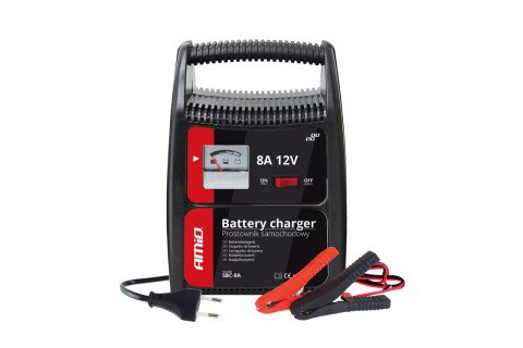 AMiO Usměrňovač s indikátorem (pojistkou) 8A, 12V SBC-8A