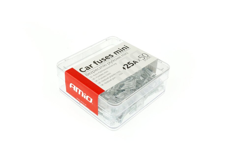 Autosicherungen Miniplatte Minibox 50 Stück 25A