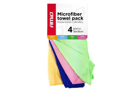 Set 4 vrst krp iz mikrovlaken 30x30 cm