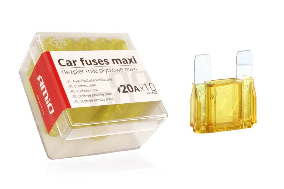 Autosicherungen MAXI Box 10 Stück 20A