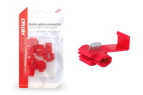 Cuplaje rapide electrice 0,5-1mm2 10A 5 buc blister