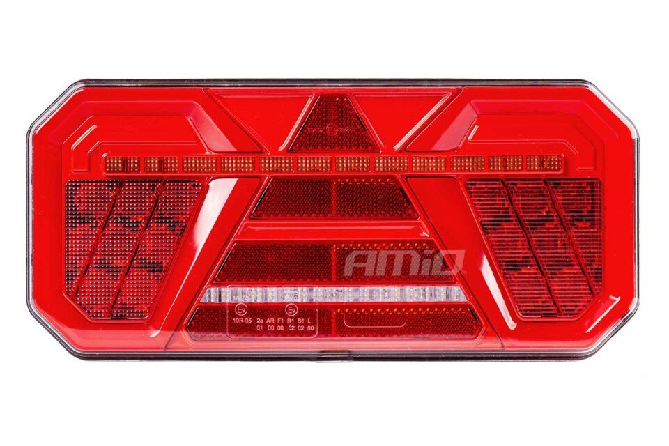 LED zadné združené svetlo AMiO RCL-04-L, dynamické, ľavé