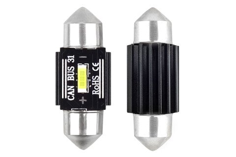 LED CANBUS 1860 1SMD UltraBright Festoon C5W C10W C3W 31mm Bílá 12V / 24V