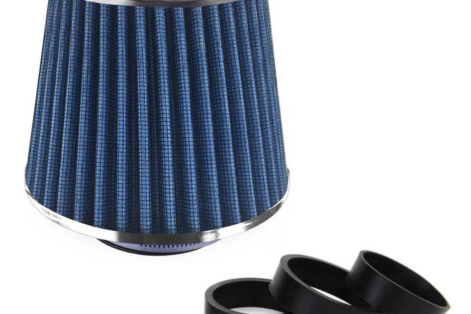 Konusni PLAVI filter zraka + 3 adaptera