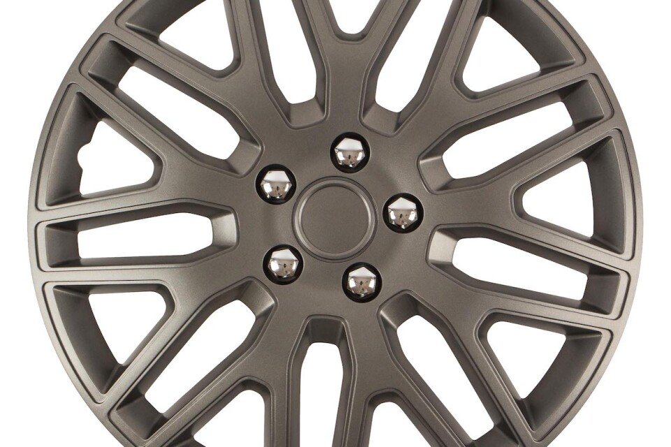Capac DAKAR NC 16" GRAPHITE cu șuruburi cromate