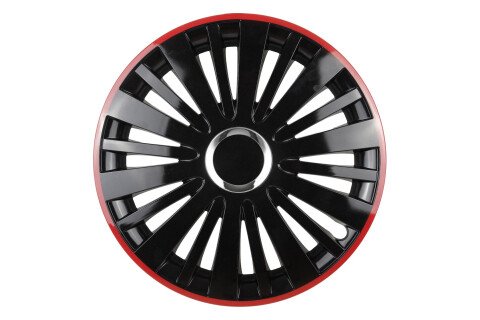 Καπάκι FALCON 16" μαύρο με κόκκινο γείσο