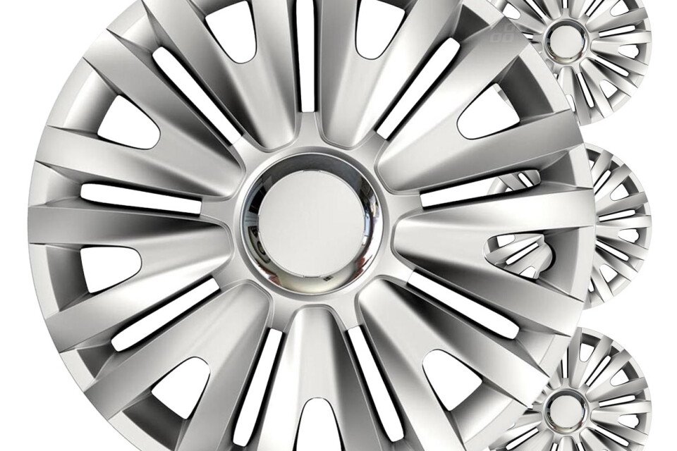 Poklopac glavčine automobila 4 kom. Roial Silver Set 14" inča COLOR BOKS