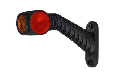 Trostruko gabaritno svjetlo HOR 77 - LIJEVO, s dugim kosim krakom, LED 12 / 24V (kabel 0,5 m)
