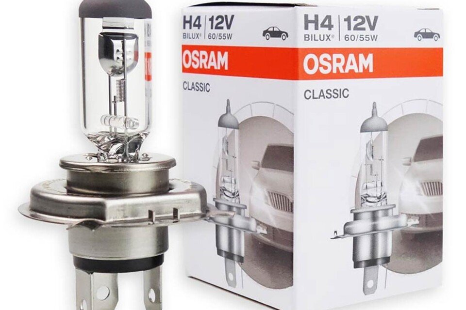 Halogén izzó Osram Classic H4 12V 60/55 P43T