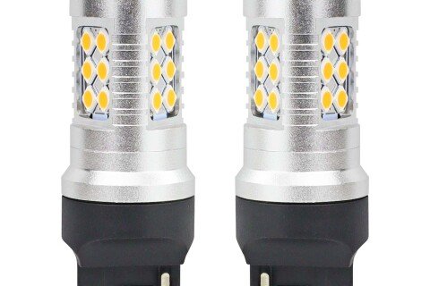 CANBUS 3030 24SMD T20 7440 WY21W LED žarulje narančaste 12V / 24V