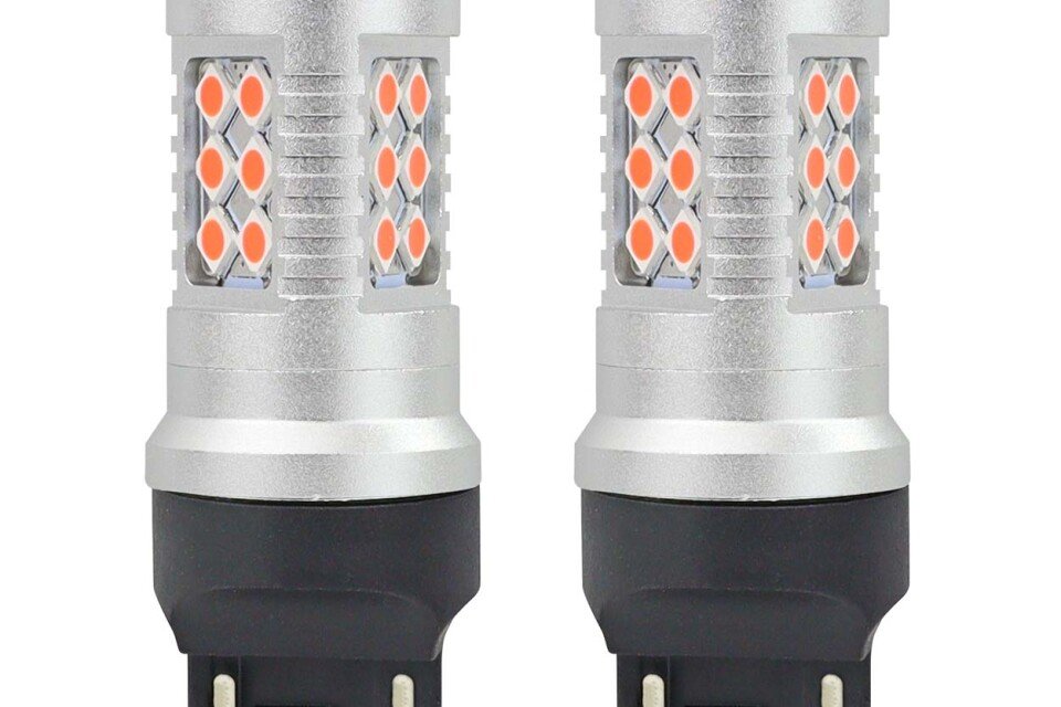 LED CANBUS 3030 24SMD T20 7443 WR21 / 5W Rot 12V / 24V