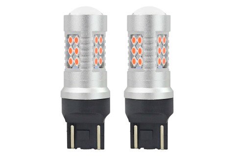 LED CANBUS 3030 24SMD T20 7443 WR21 / 5W Rot 12V / 24V