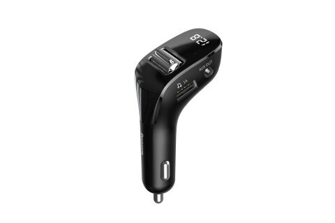 UKW-Sender Baseus Streamer F40, AUX, Bluetooth 5.0, 2x USB, 3A schwarz