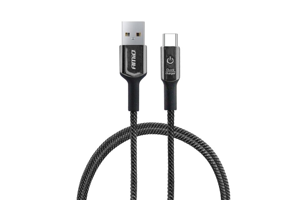 Kabel USB + USB-C 100 cm FullLINK UC-9