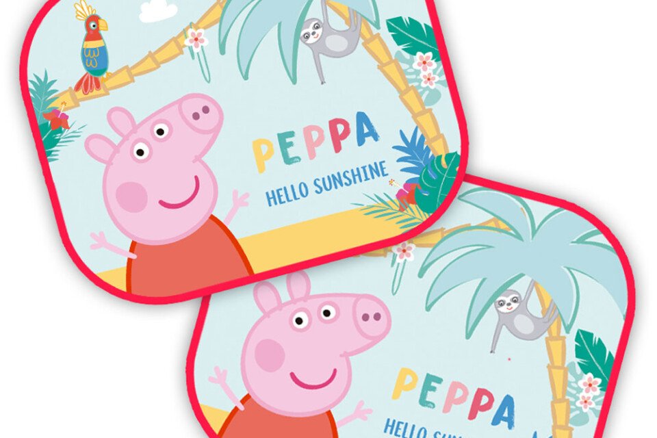 Boční závěsy 2 ks 44 * 35cm PEPPA THE KID