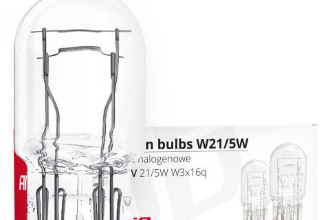 Żarówki halogenowe T20 W21/5W W3x16q 10szt