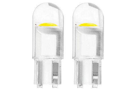 LED STANDARD T10 W5W COB HPC 12V prozorno bela