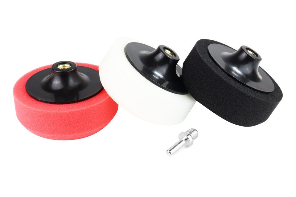 Set bureți de lustruit 3 x 125 mm + M14