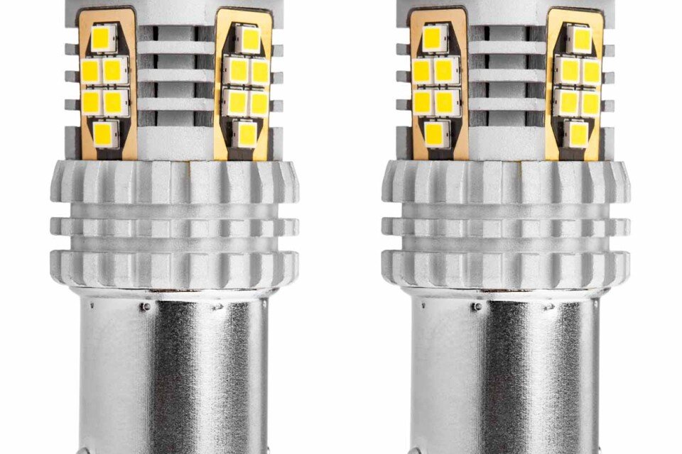 LED CANBUS 3020 24SMD 1157 BAY15D P21 / 5W Bela