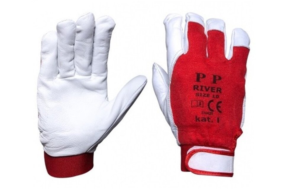 Delovne rokavice iz kozje kože RIVER - velikost 10