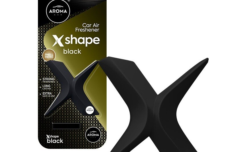 Lufterfrischer AROMA CAR X Shape Schwarz