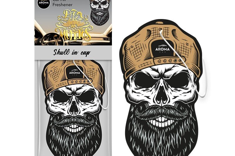 Osvežilec zraka AROMA CAR MUERTOS Skull in a Cap