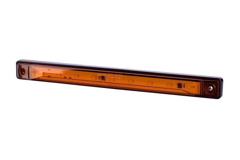 Λάμπα δείκτη HOR 71, πορτοκαλί, LED 12/24 V (καλώδια 2x0,3 m - 0,75 mm2, μαύρο)