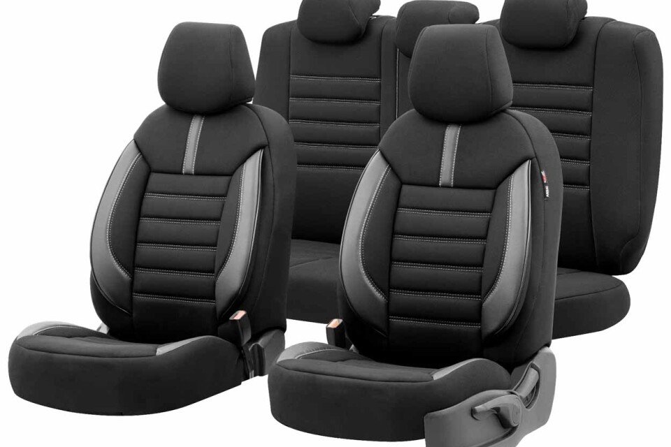 Komplet presvlaka za auto sedišta OTOM LIMITED 102 BLACK/GREI 3-ZIP